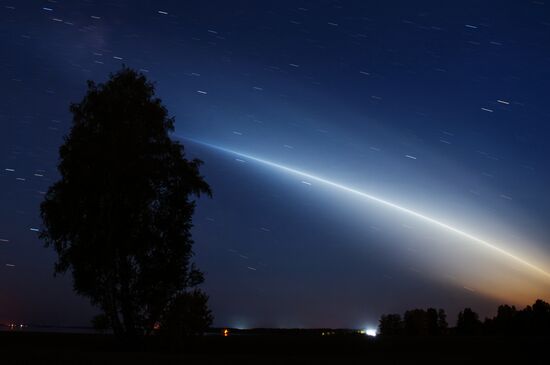 Пуск РН "Союз-2.1а" с ПК "Союз МС-22" с космодрома Байконур