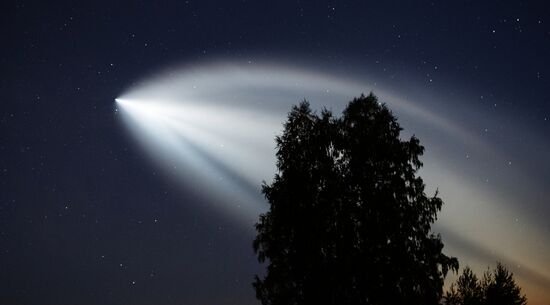 Пуск РН "Союз-2.1а" с ПК "Союз МС-22" с космодрома Байконур