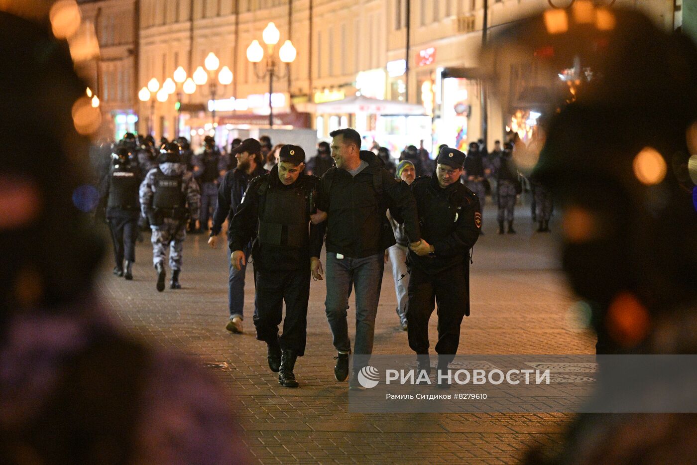 Несанкционированные акции в городах России