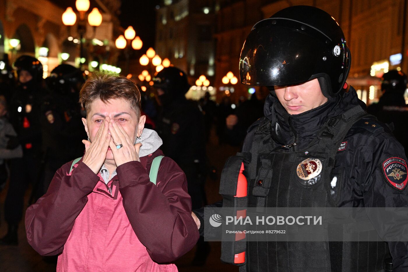 Несанкционированные акции в городах России