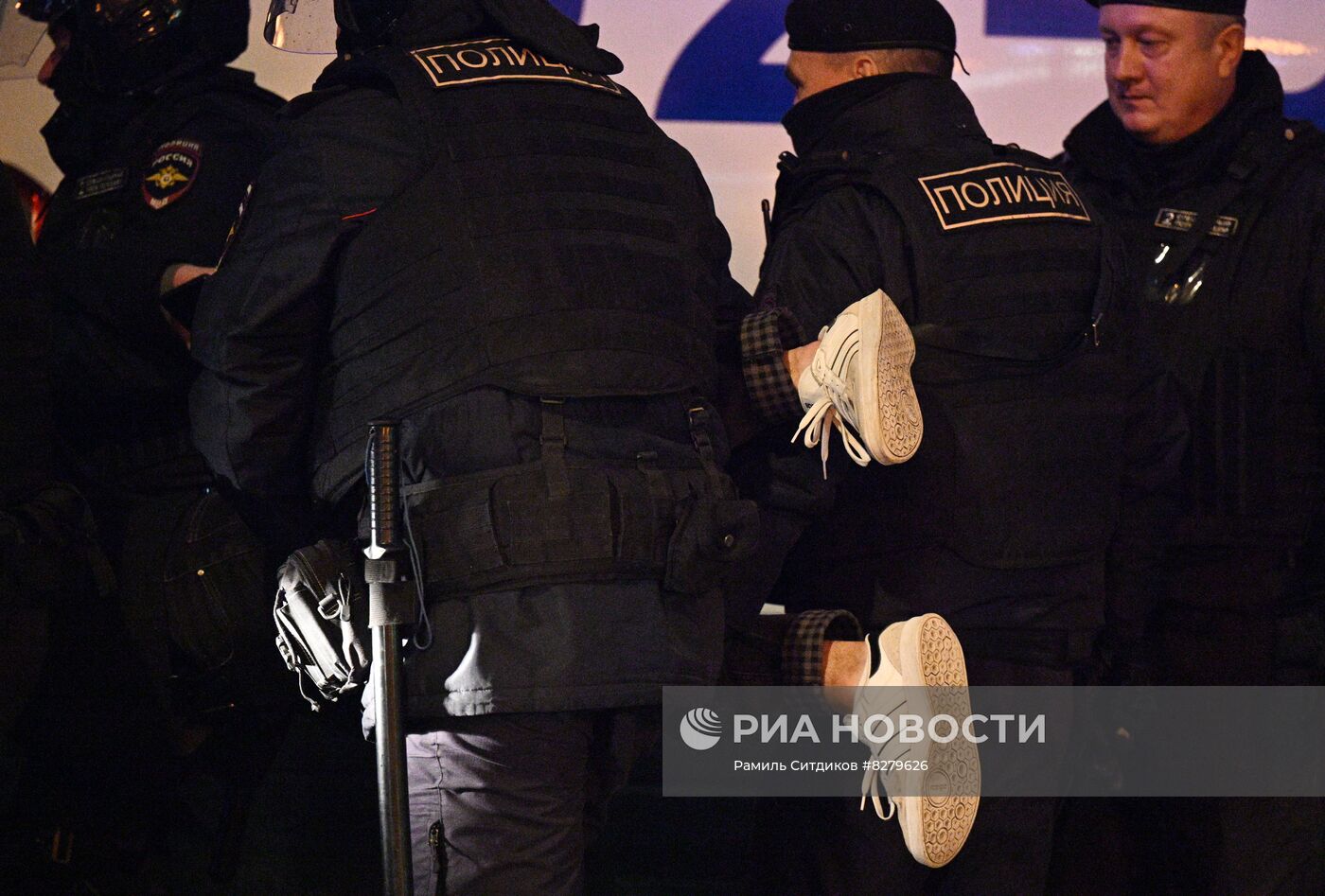 Несанкционированные акции в городах России