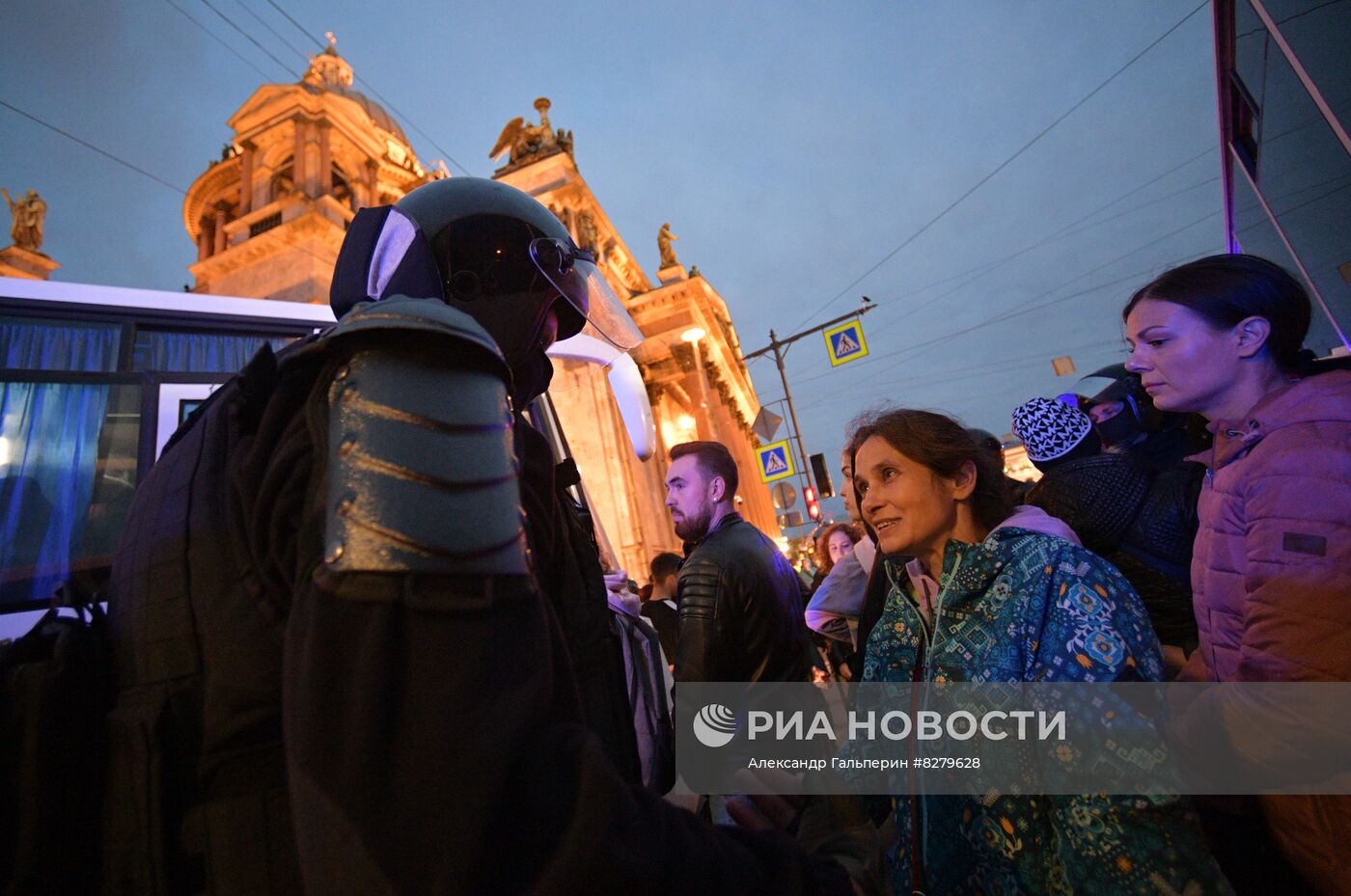 Несанкционированные акции в городах России