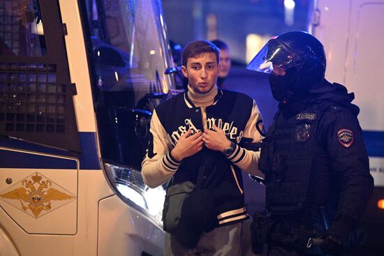 Несанкционированные акции в городах России