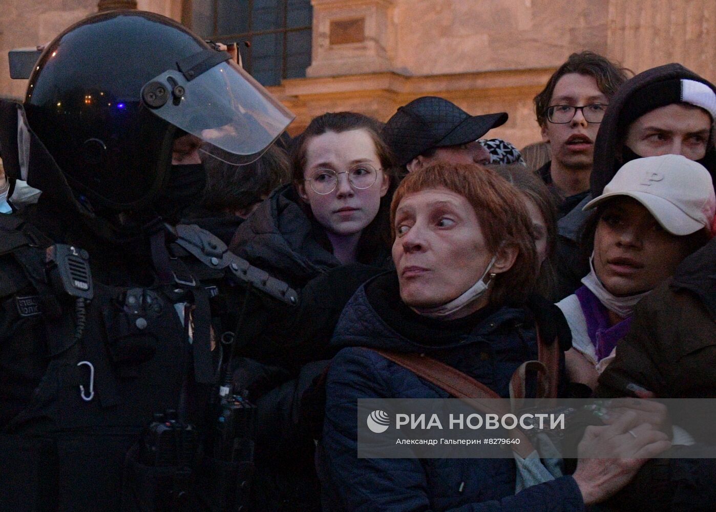 Несанкционированные акции в городах России