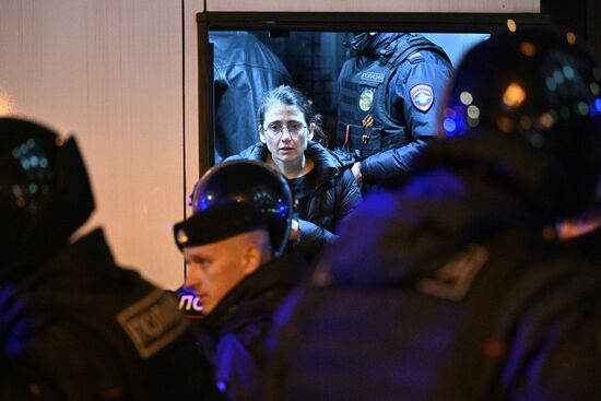 Несанкционированные акции в городах России