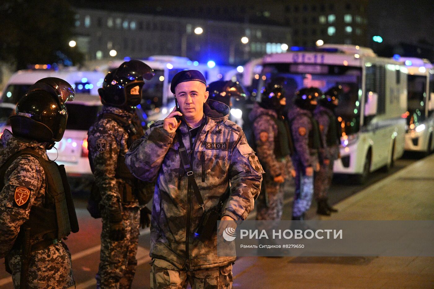 Несанкционированные акции в городах России