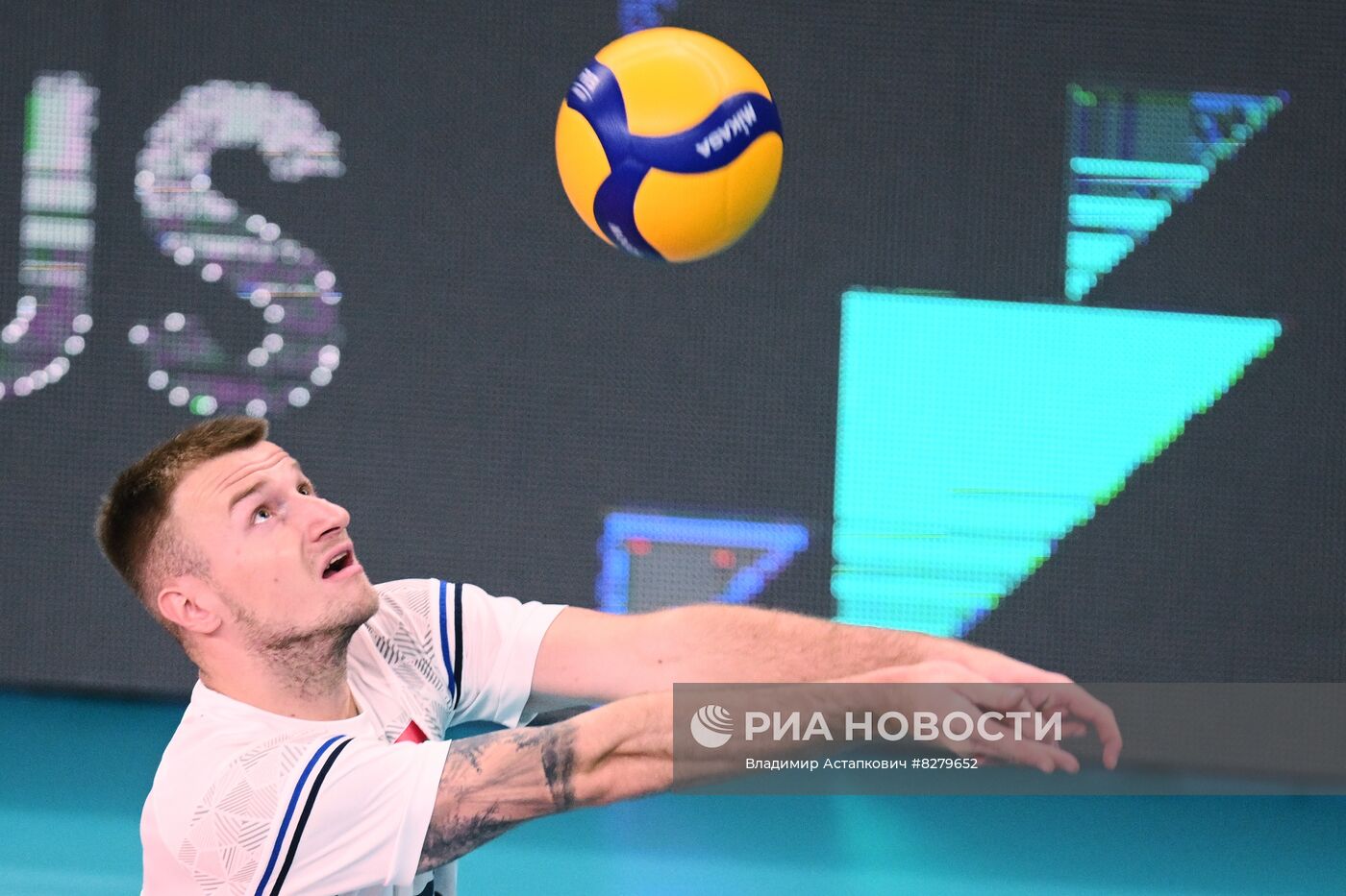Волейбол. Мужчины. Товарищеский матч. Россия - Белоруссия