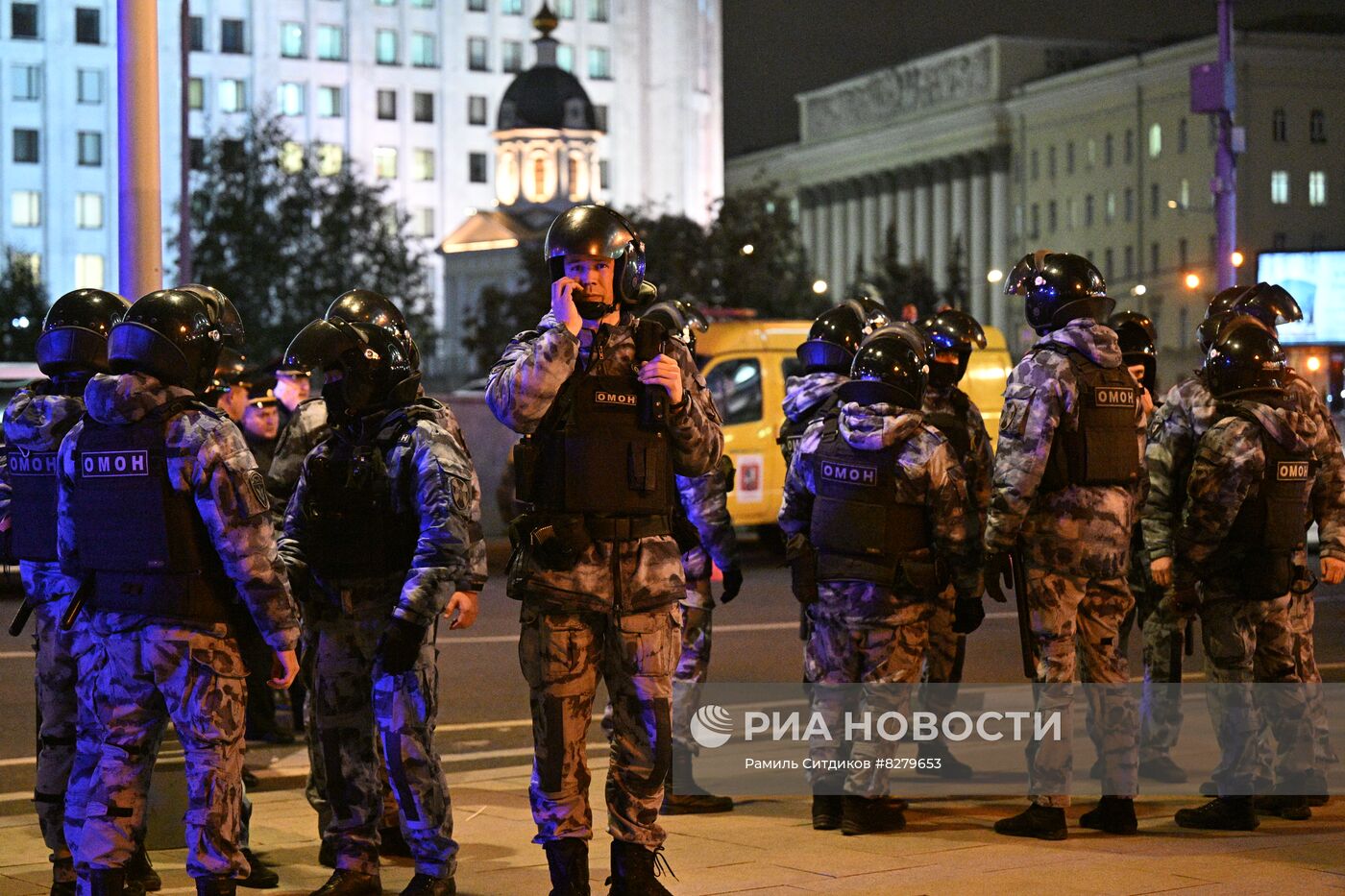 Несанкционированные акции в городах России