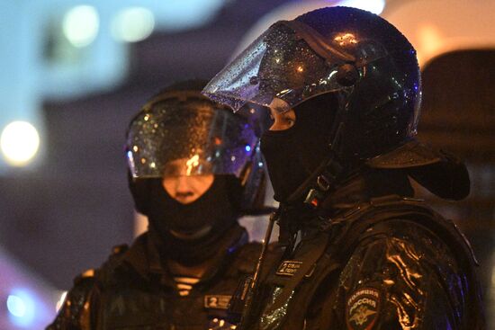 Несанкционированные акции в городах России