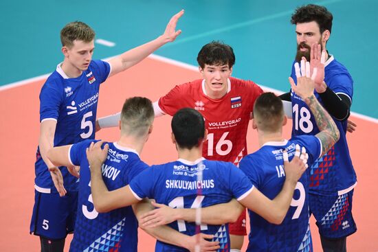 Волейбол. Мужчины. Товарищеский матч. Россия - Белоруссия