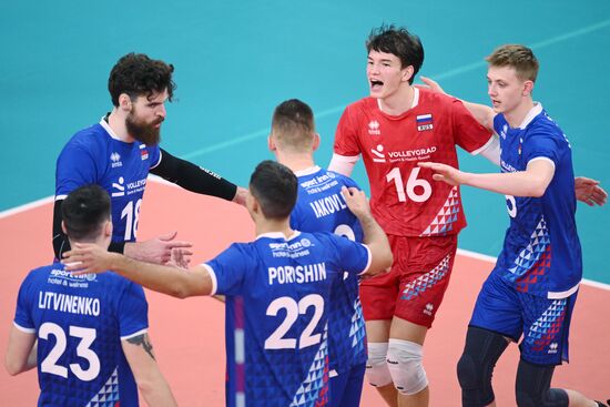 Волейбол. Мужчины. Товарищеский матч. Россия - Белоруссия
