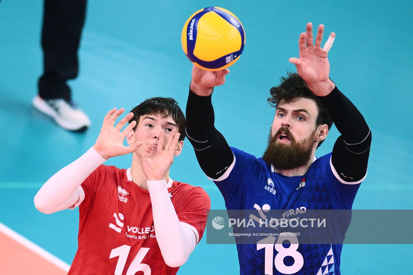 Волейбол. Мужчины. Товарищеский матч. Россия - Белоруссия