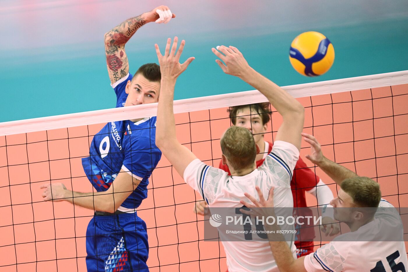 Волейбол. Мужчины. Товарищеский матч. Россия - Белоруссия