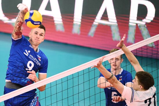 Волейбол. Мужчины. Товарищеский матч. Россия - Белоруссия