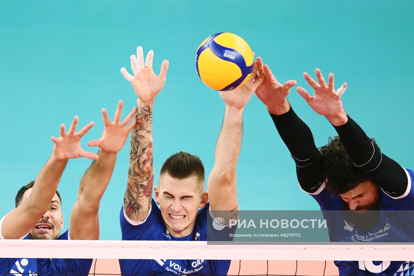 Волейбол. Мужчины. Товарищеский матч. Россия - Белоруссия