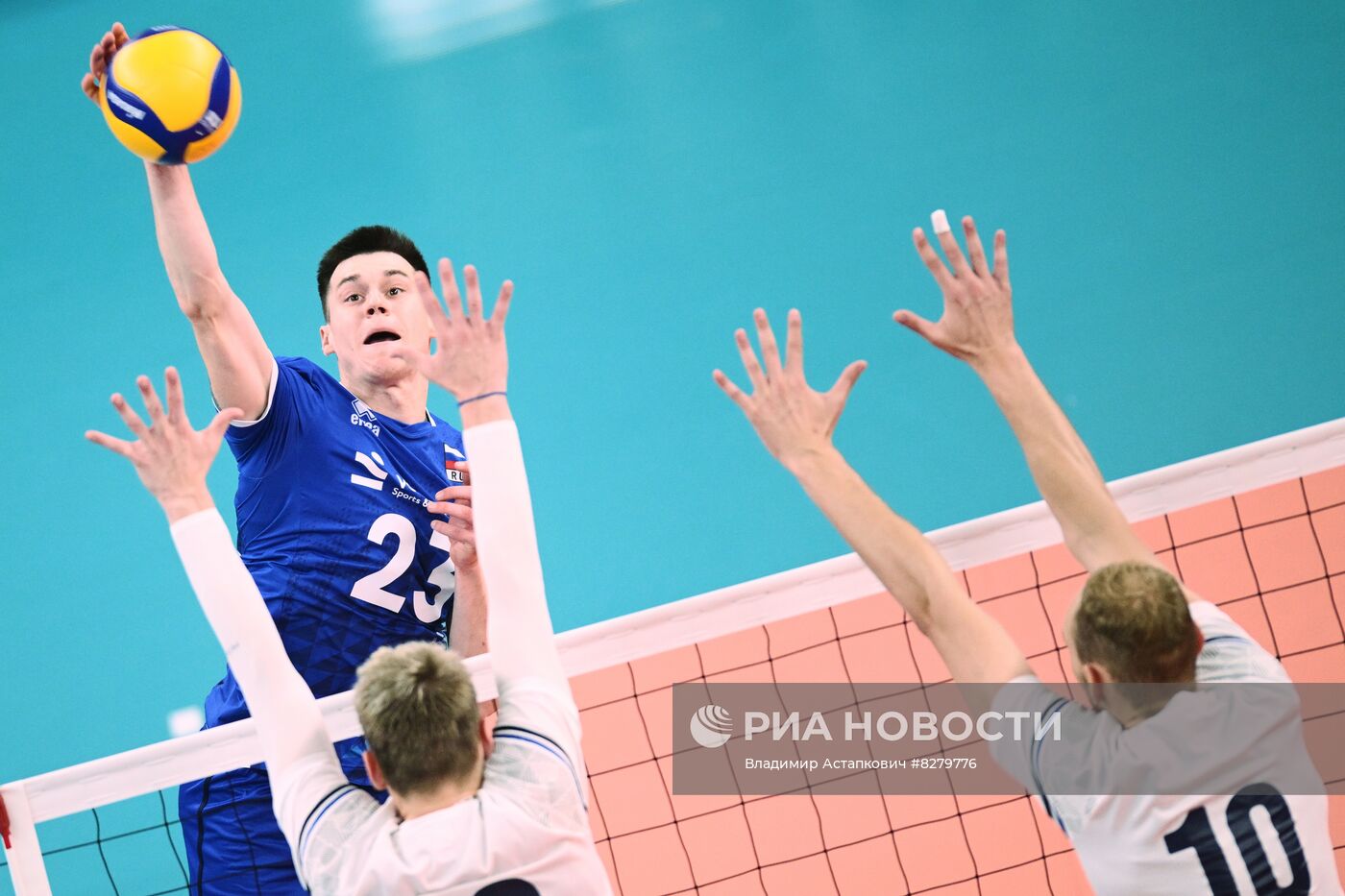 Волейбол. Мужчины. Товарищеский матч. Россия - Белоруссия