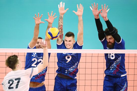 Волейбол. Мужчины. Товарищеский матч. Россия - Белоруссия