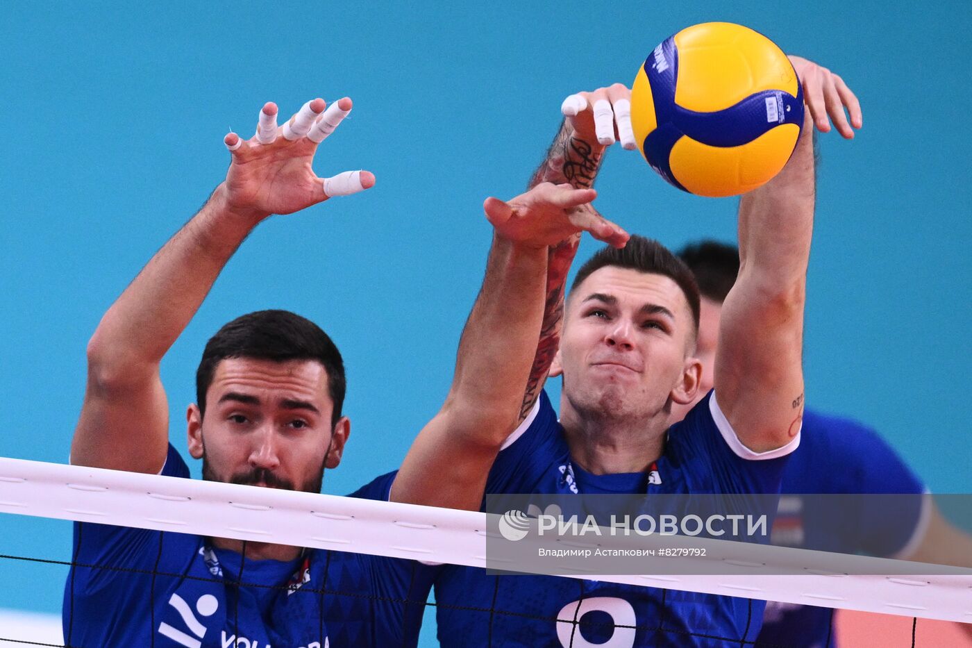 Волейбол. Мужчины. Товарищеский матч. Россия - Белоруссия