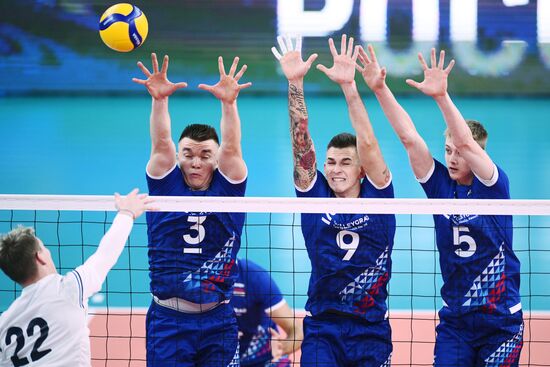 Волейбол. Мужчины. Товарищеский матч. Россия - Белоруссия