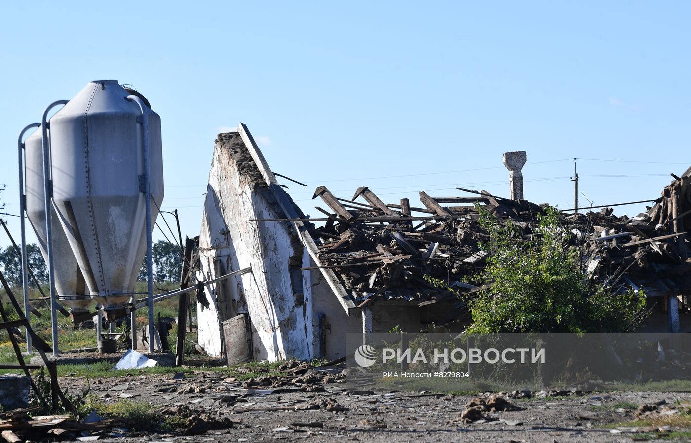 Последствия обстрелов в Запорожской области