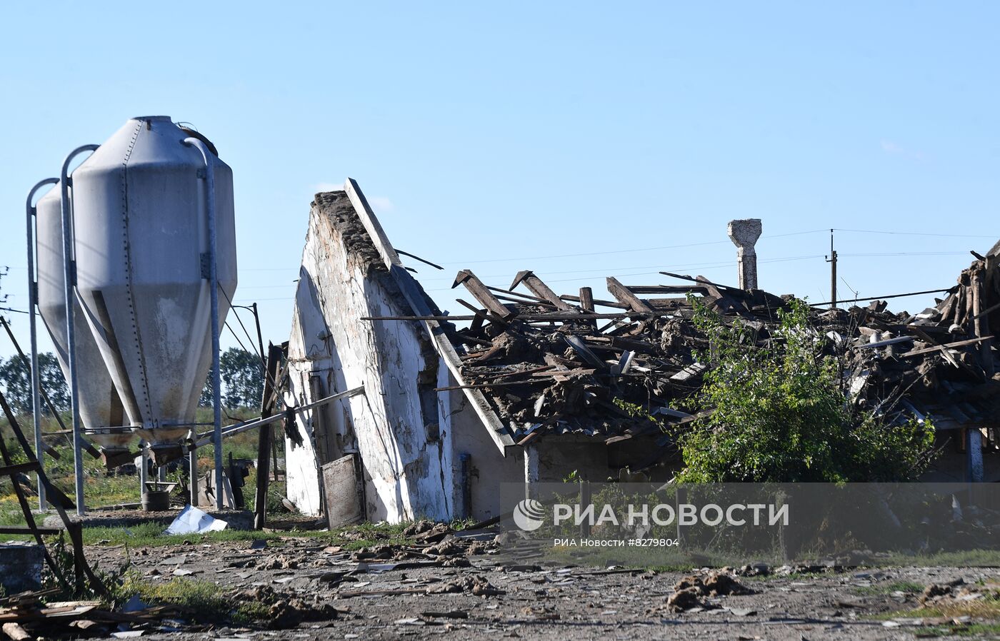 Последствия обстрелов в Запорожской области