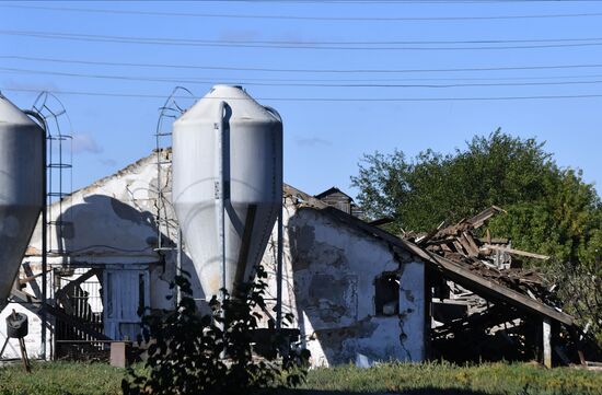 Последствия обстрелов в Запорожской области