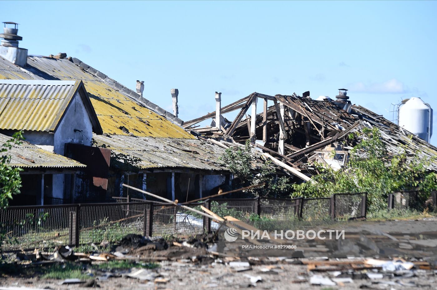 Последствия обстрелов в Запорожской области