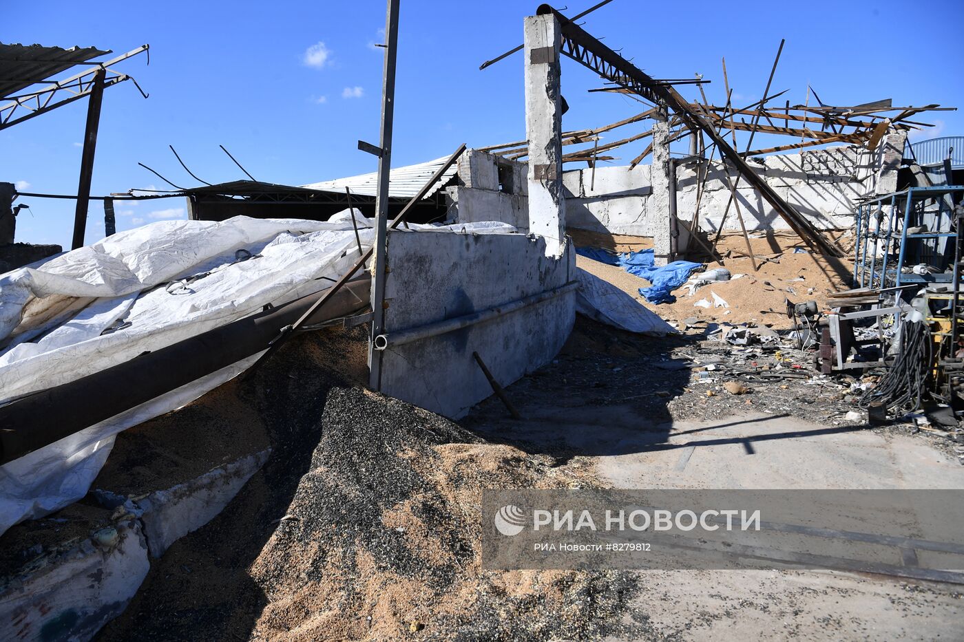 Последствия обстрелов в Запорожской области