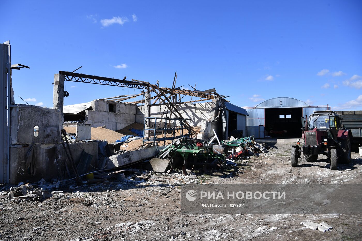 Последствия обстрелов в Запорожской области