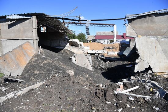 Последствия обстрелов в Запорожской области