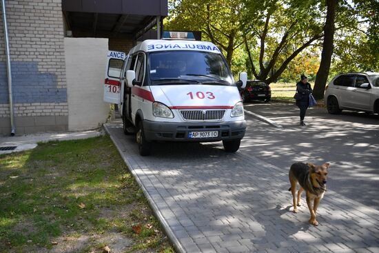 Последствия обстрелов в Запорожской области