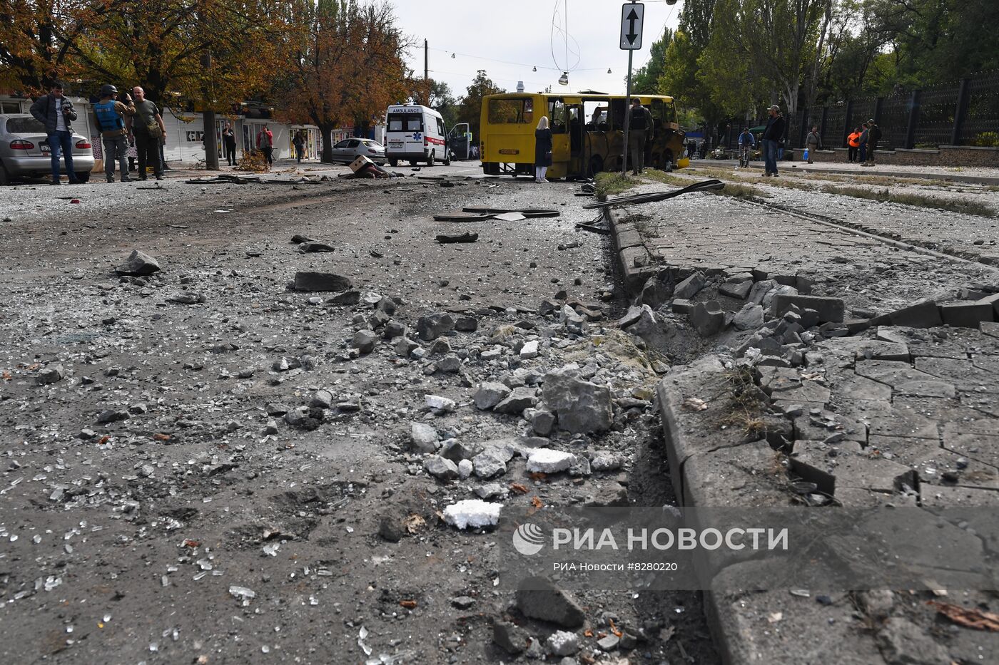 ВСУ обстреляли центр Донецка