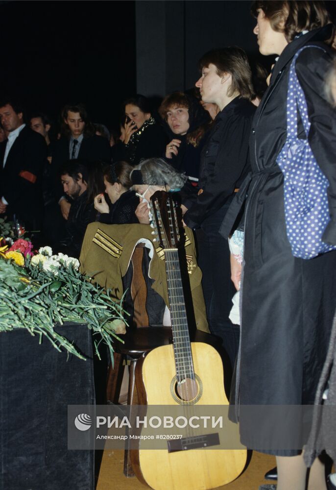 Прощание с певцом И. Тальковым