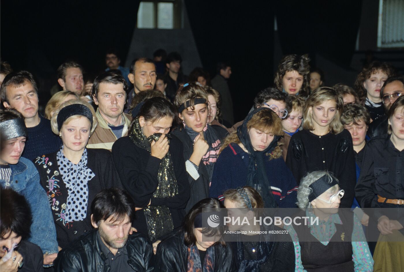 Прощание с певцом И. Тальковым