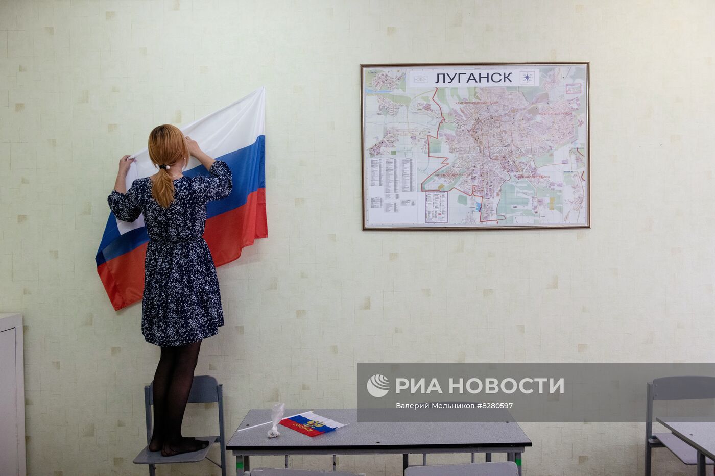 Подготовка избирательных участков в ЛНР и ДНР к референдумам