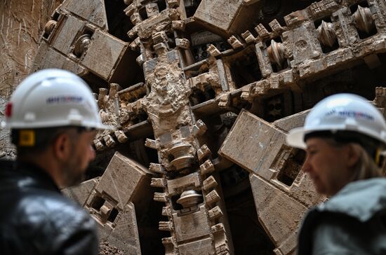 Завершение проходки перегонного тоннеля Рублево-Архангельской линии метро
