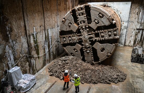 Завершение проходки перегонного тоннеля Рублево-Архангельской линии метро