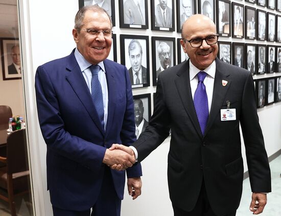 Встречи С. Лаврова на полях 77-й сессии Генассамблеи ООН