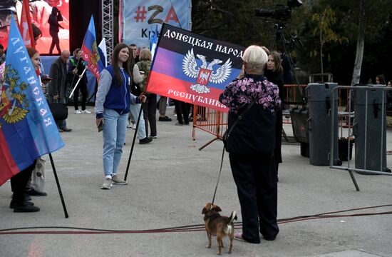 Патриотические акции в городах России