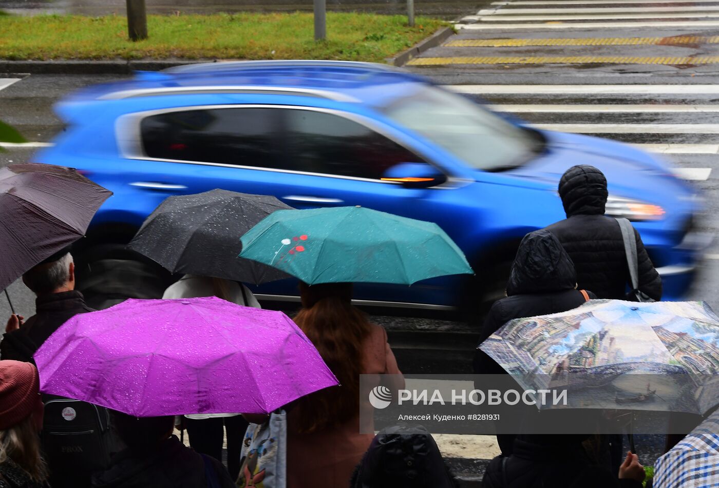 Ливень в Москве