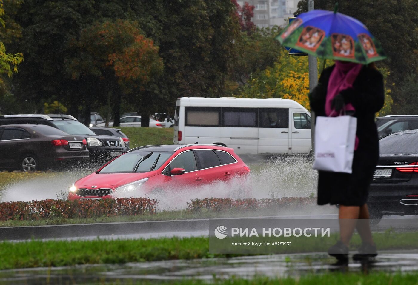 Ливень в Москве