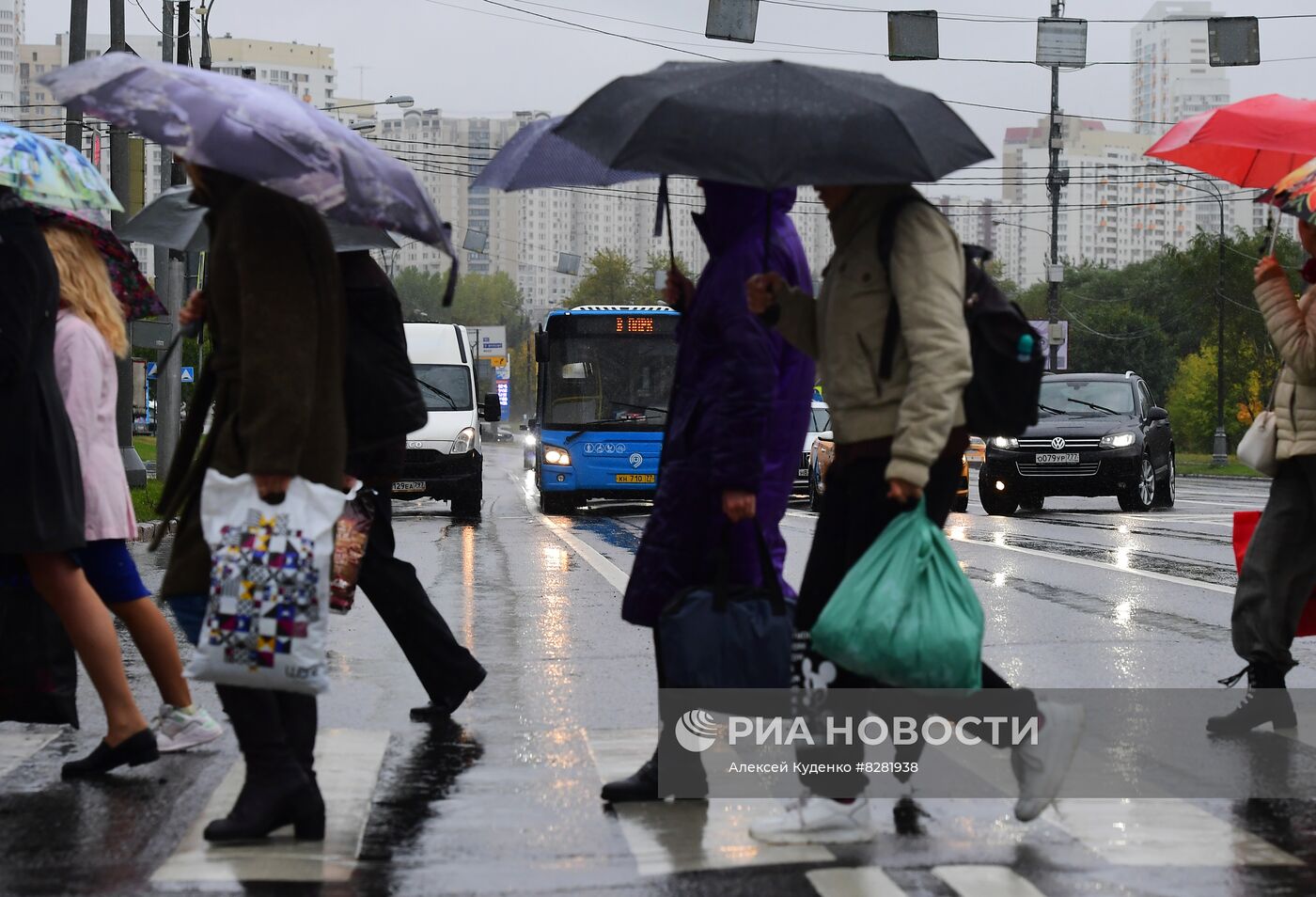 Ливень в Москве