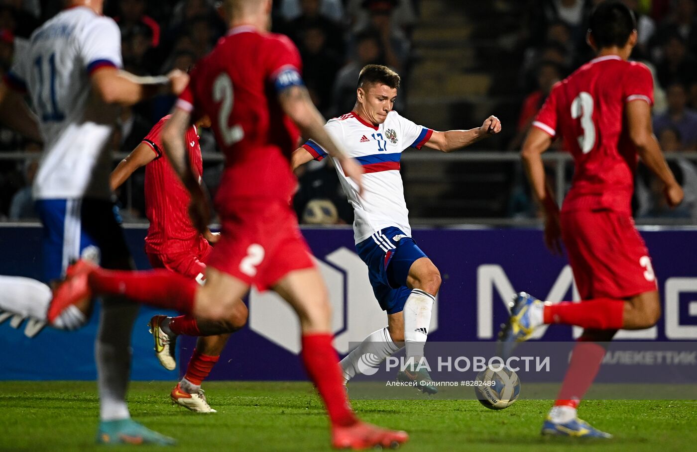 Футбол. Товарищеский матч. Киргизия - Россия