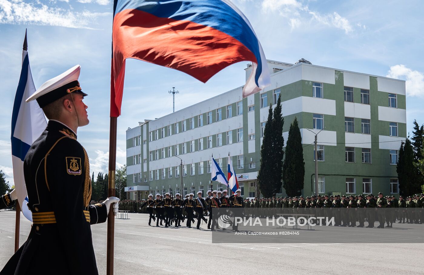 Принятие присяги призванными в рамках частичной мобилизации в Крыму