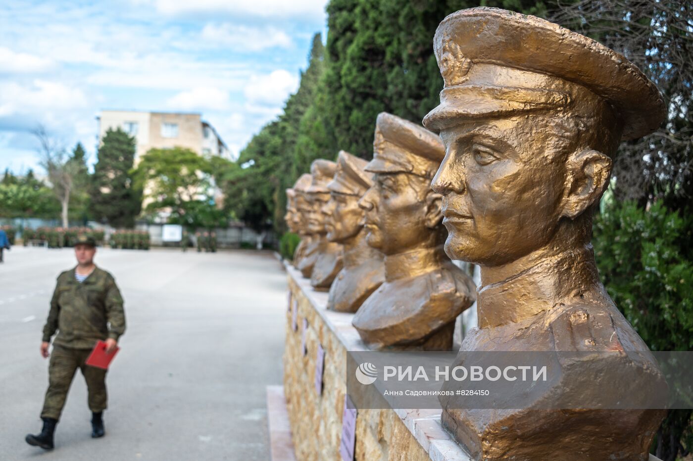 Принятие присяги призванными в рамках частичной мобилизации в Крыму
