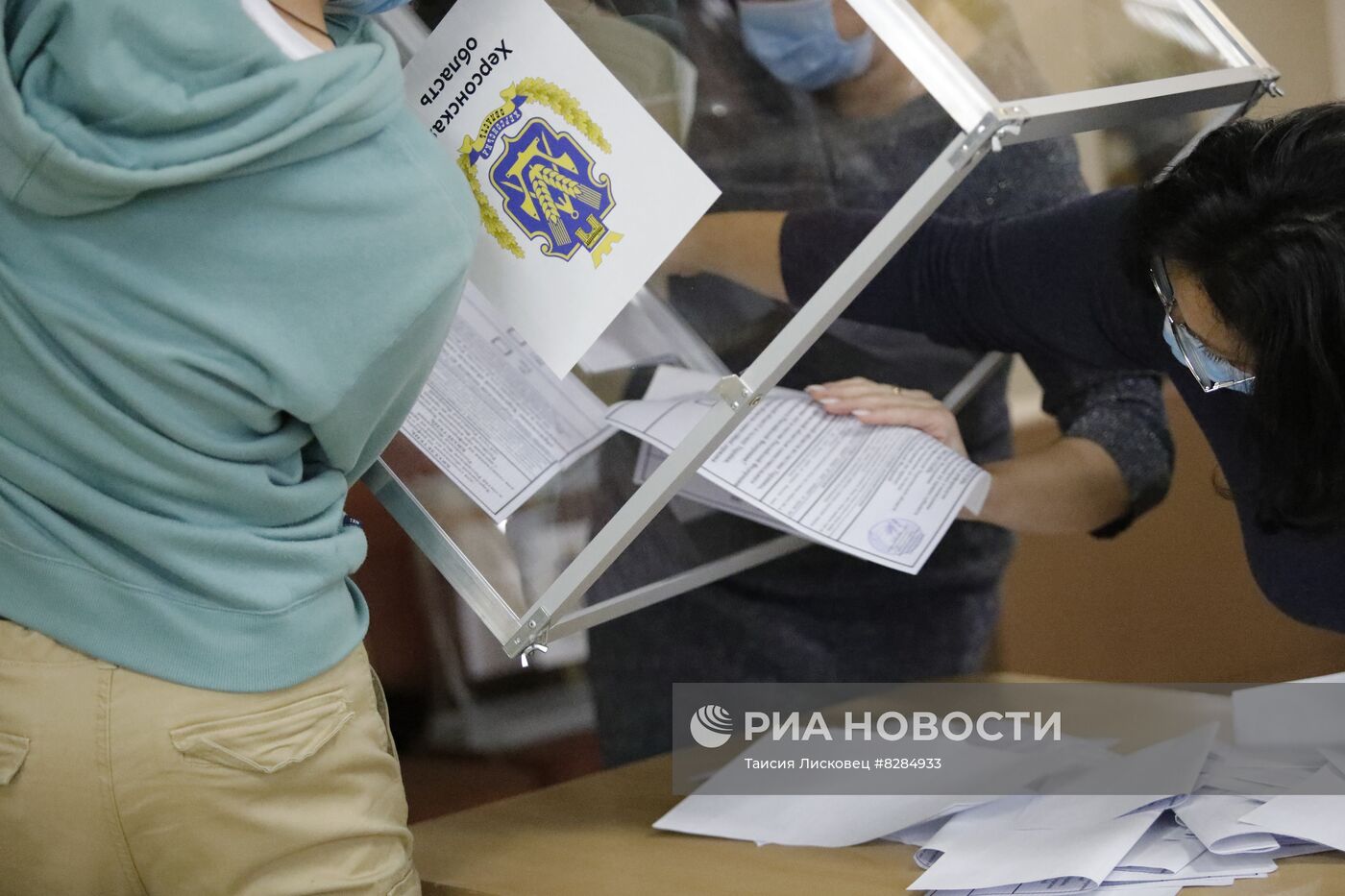 Подсчет голосов по итогам референдумов о присоединении новых территорий в России