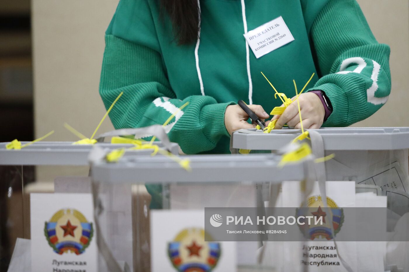 Подсчет голосов по итогам референдумов о присоединении новых территорий в России