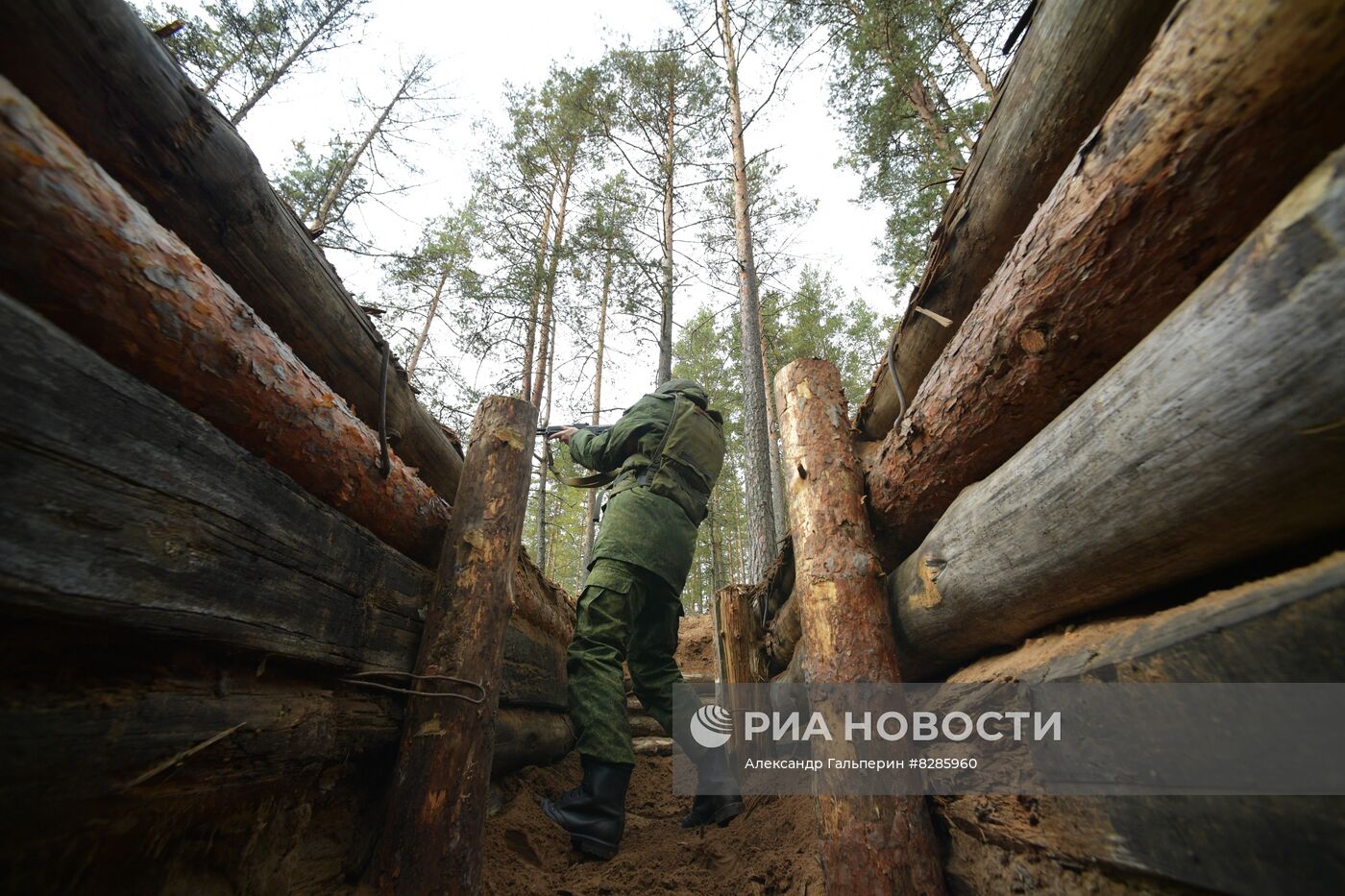 Подготовка мобилизованных перед отправкой в войска