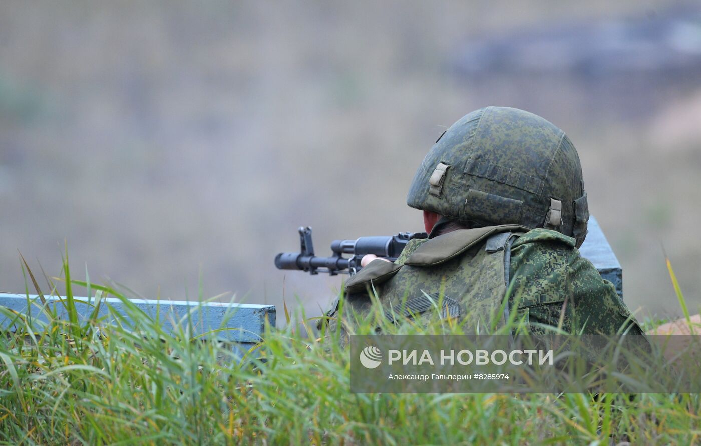 Подготовка мобилизованных перед отправкой в войска