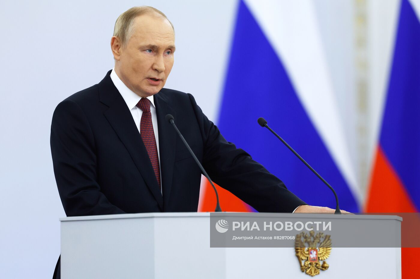 Церемония подписания договоров о вхождении в РФ ДНР, ЛНР, Запорожской и Херсонской областей состоялась в Кремле